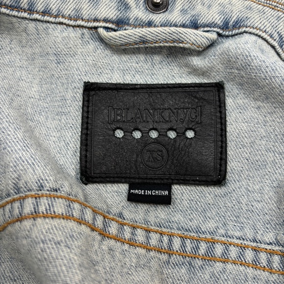 BLANK NYC Cinched Denim Jacket - Picture 4 of 8